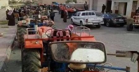 أربع مناطق في ريف محافظة حلب للكشف على الجرارات والآليات الزراعية