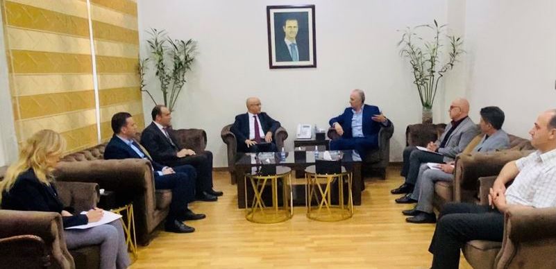 الوزير خزيّم يبحث مع السفير التونسي تفعيل التعاون في مجالات النقل