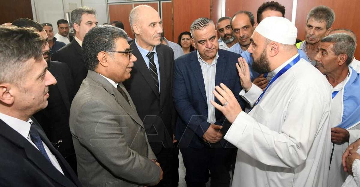القائم بأعمال السفارة السعودية بدمشق يشارك في وداع الحجاج السوريين في مطار دمشق الدولي