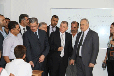 وزير النقل يفتتح ثانوية النقل البحري في طرطوس
