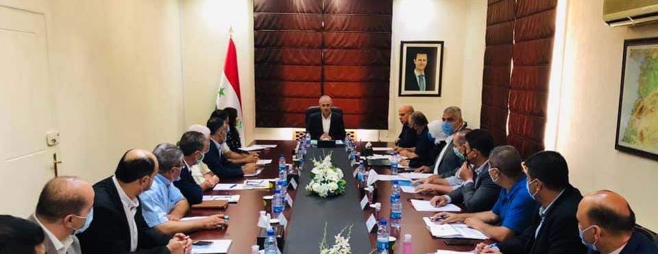 الوزير خزيم يترأس اجتماعاً لكافة مديري النقل في المحافظات
