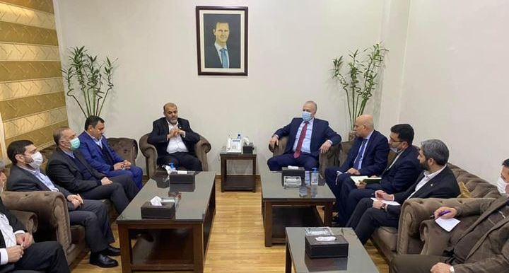 الوزير خزيّم يبحث مع وزير الطرق وبناء المدن الإيــراني سبل التعاون في قطاعات النقل المختلفة