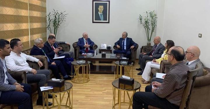 الوزير خزيّم يلتقي النائب الأول للممثل الدائم لجمهورية القرم لدى روسيا الاتحادية