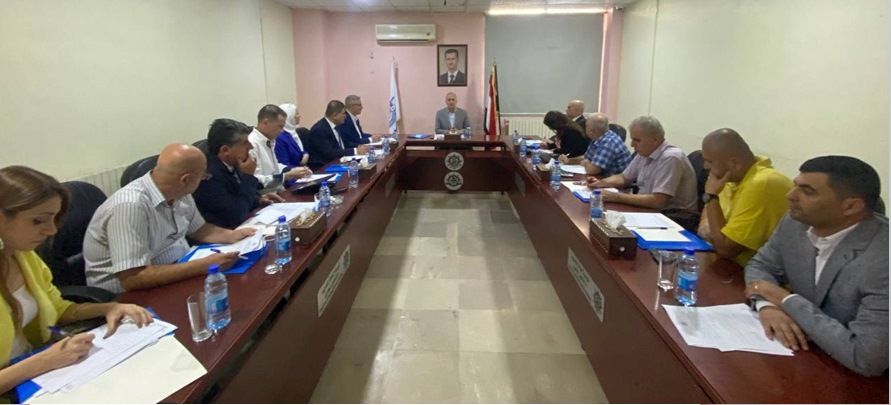 الوزير خزيّم يتابع تحضيرات العملية التعليمية في مؤسسة التدريب البحري مع بداية العام الدراسي