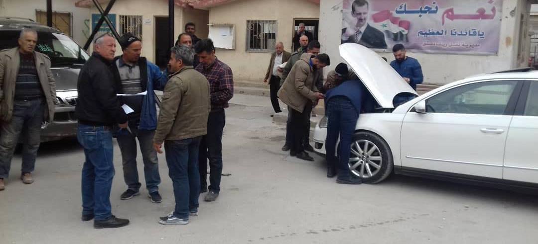 مديرية النقل في محافظة ريف دمشق تنجز /173/ ألف معاملة خلال العام الحالي