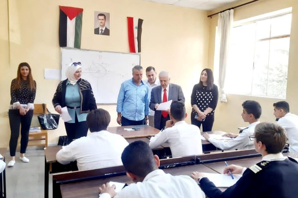بدء الاختبارات العملية والنظرية للفصل الأول في ثانويتي النقل البحري