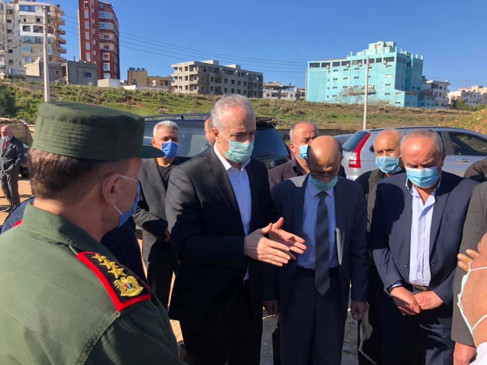 اللجنة الوزارية في طرطوس تتفقد مشروع إكساء نهر الغمقة وبناء كلية الهندسة والسكن الشبابي