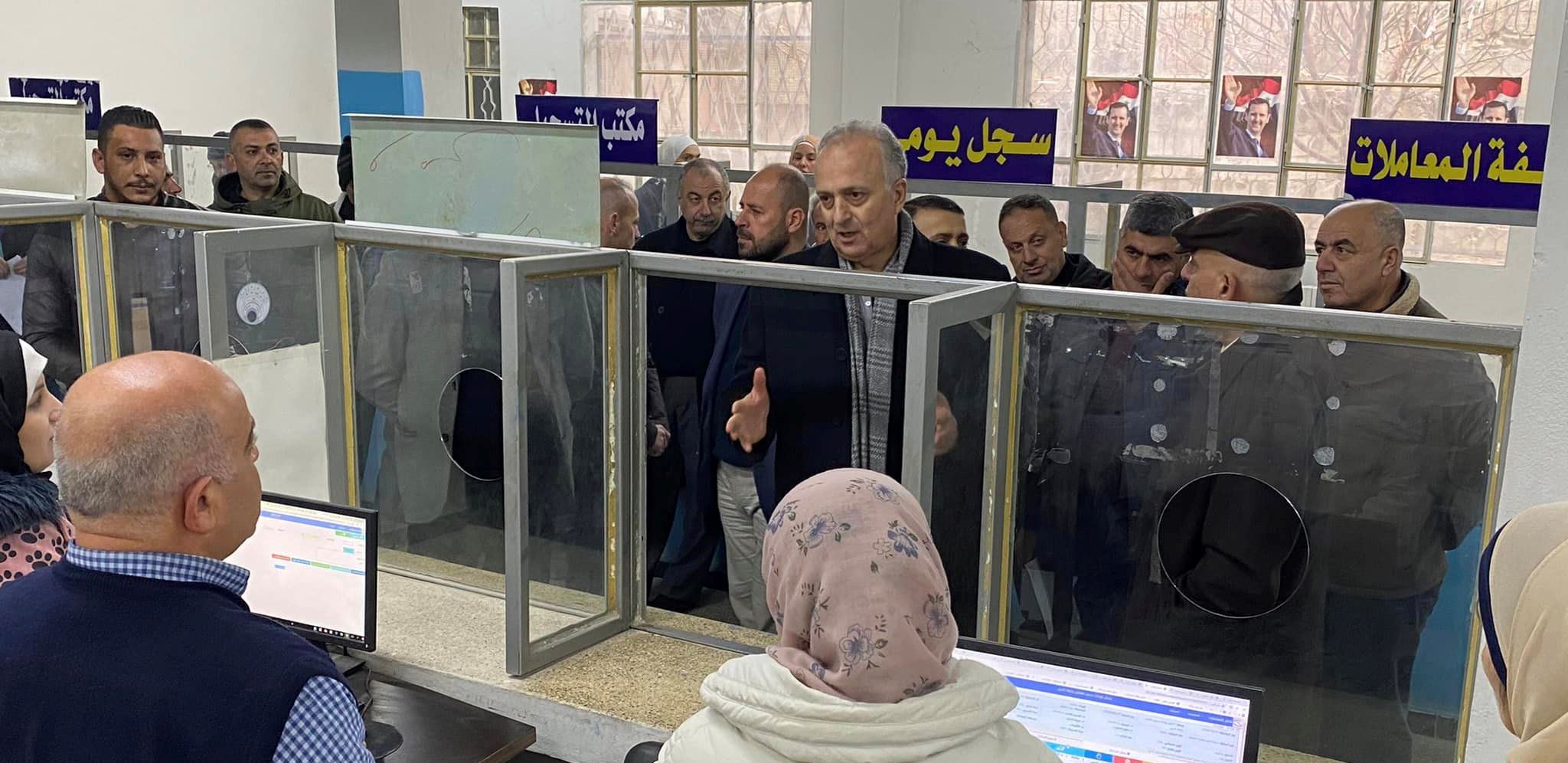 الوزير خزيّم يطّلع ميدانياً على إجراءات تأهيل مسارب الفحص الفني وسير العمل في مديرية نقل ريف دمشق