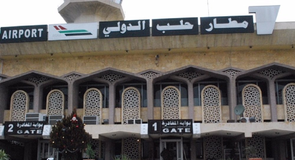 استهداف مطار حلب الدولي من قِبل العدوان الإسرائيـلي وخروجه عن الخدمة بشكل مؤقت