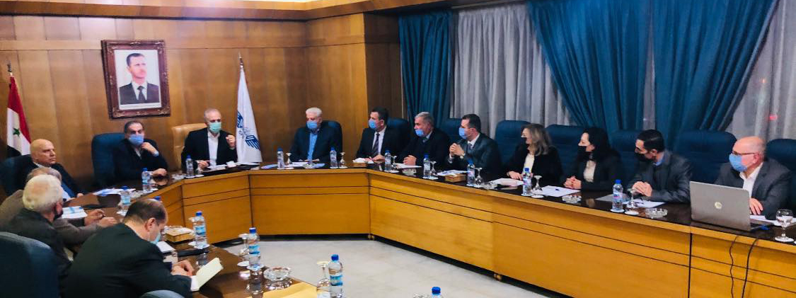 اجتماع مجلس إدارة الخطوط الحديدية السورية في حلب