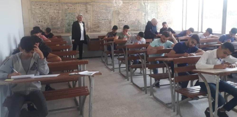 انطلاق الامتحانات النظرية لطلاب المعهد التقاني للخطوط الحديدية في حلب