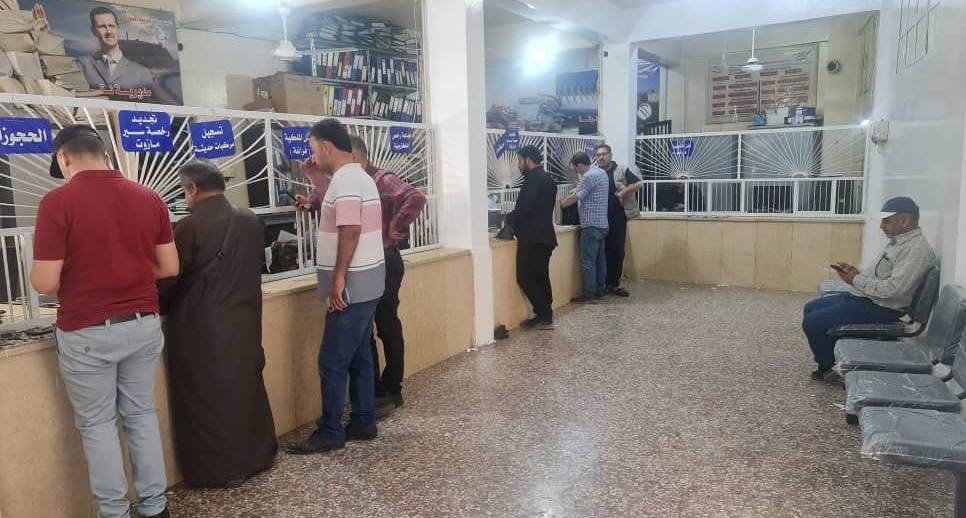 تنفيذ /10/ آلاف خدمة إلكترونية تخص معاملات المركبات في مديرية نقل الرقة