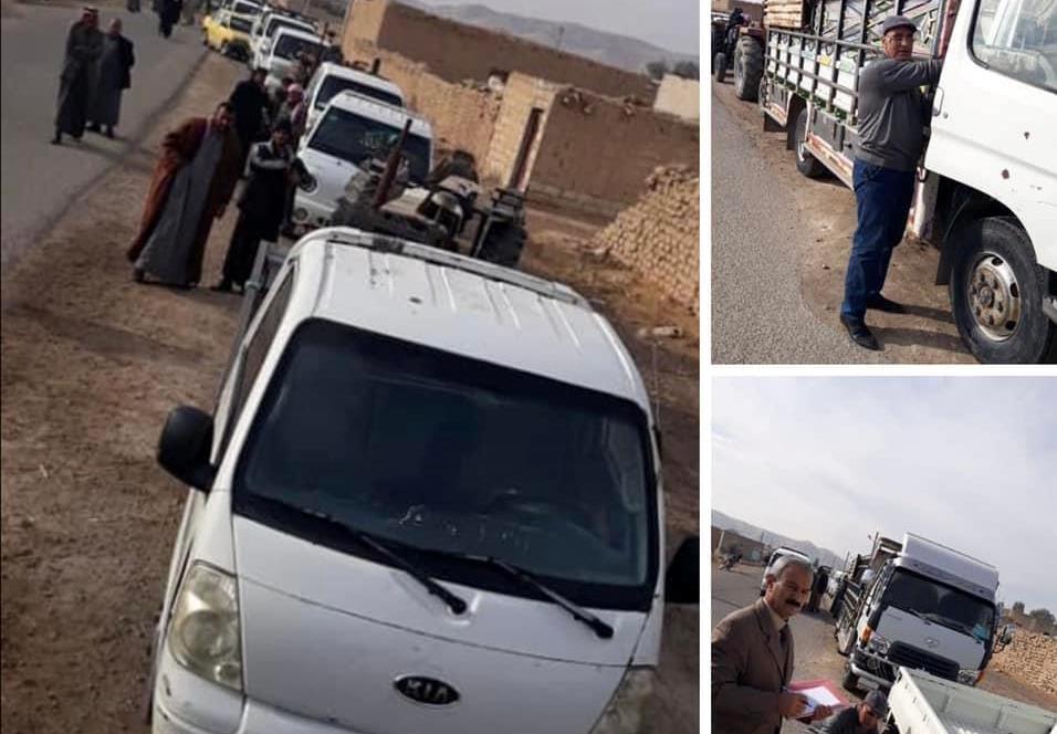 مديرية النقل في محافظة الرقة تنجز لليوم الثاني على التوالي الفحص الفني لـ /210/ مركبة