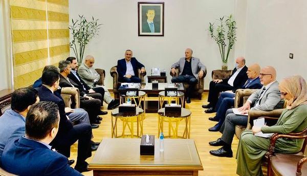 الوزير خزيّم يبحث مع رئيس جمعية الصداقة الإيرانيـــة السورية تعزيز التعاون بين البلدين الصديقين