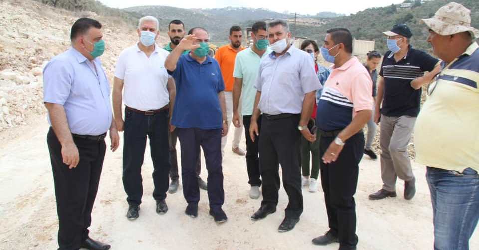 الوزير حمود يمضي ثاني أيام عيد الأضحى المبارك مع العمال المناوبين على إنجاز طريق (طرطوس – دريكيش)