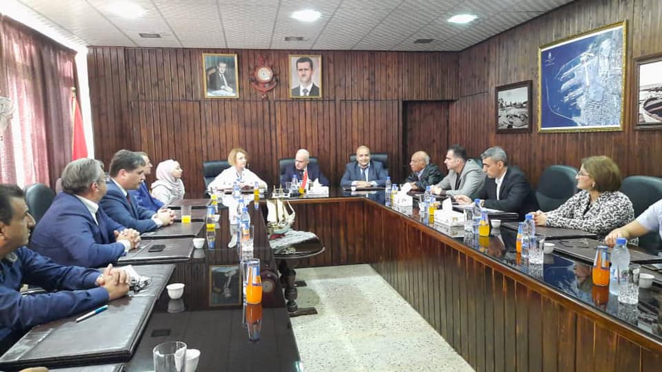 مباحثات سورية - روسية في مرفأ طرطوس