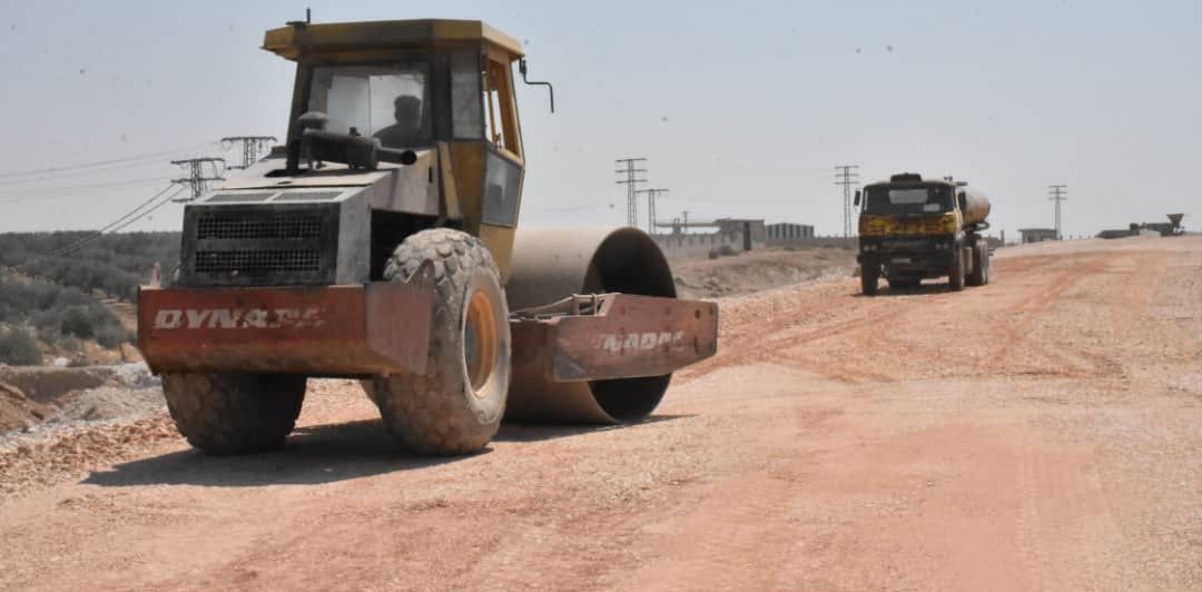 استكمال تنفيذ مشروع طريق حمص-مصياف بالمرحلة الثالثة