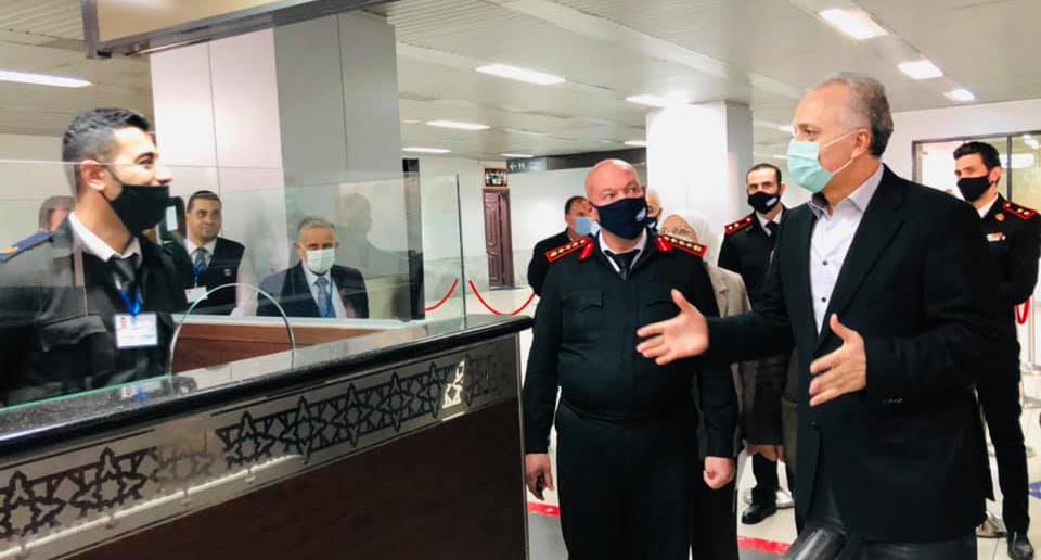 جولة ميدانية تتبعية لوزير النقل في مطار دمشق الدولي