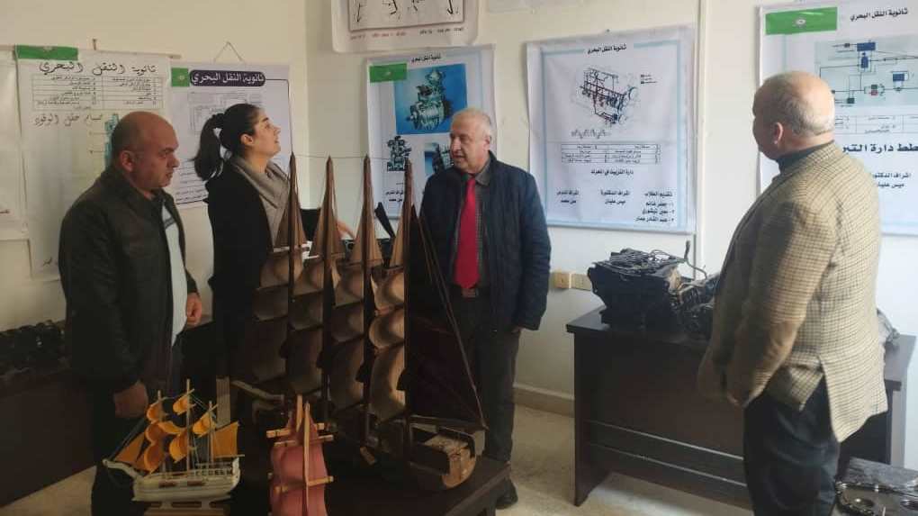ثانوية النقل البحري بطرطوس تكرِّس ربط مخرجات التعليم بسوق العمل