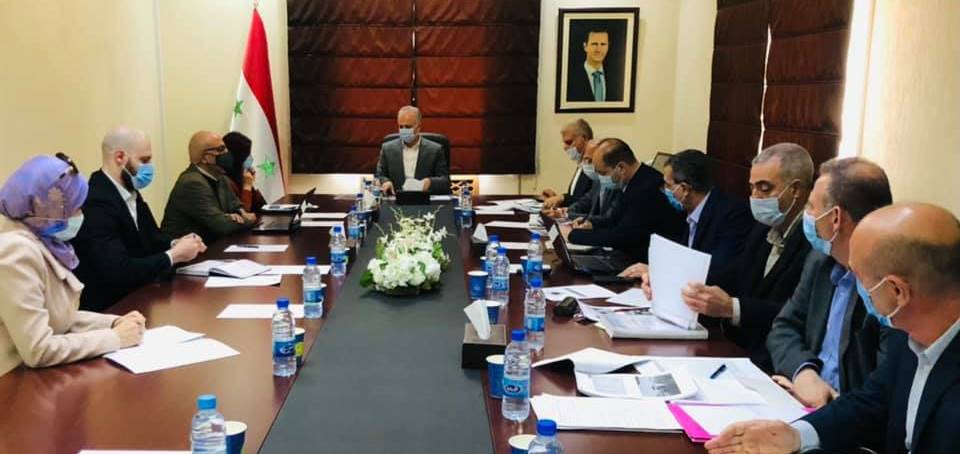 اجتماع عمل تخصصي حول خطة عمل المؤسسة العامة للمواصلات الطرقية