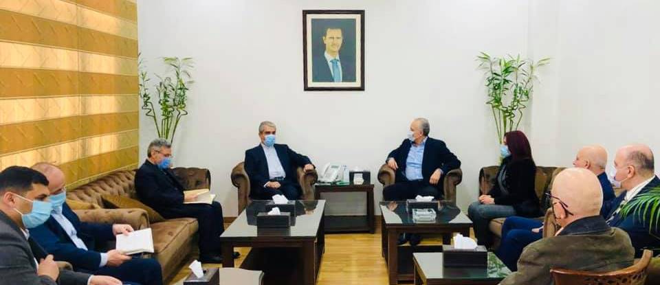 بعد انتهاء مهامه في سورية.. الوزير خزيّم يلتقي السفير الإيراني ويشكره لدوره في إرساء دعائم العلاقات بين البلدين