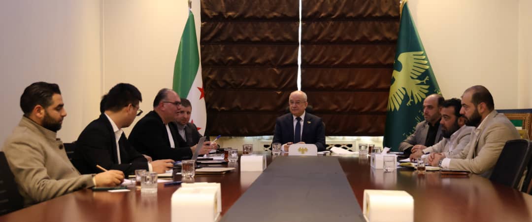 بدر يبحث مع شركة صينية متخصصة بصناعة الشاحنات آفاق التعاون الفني واللوجستي